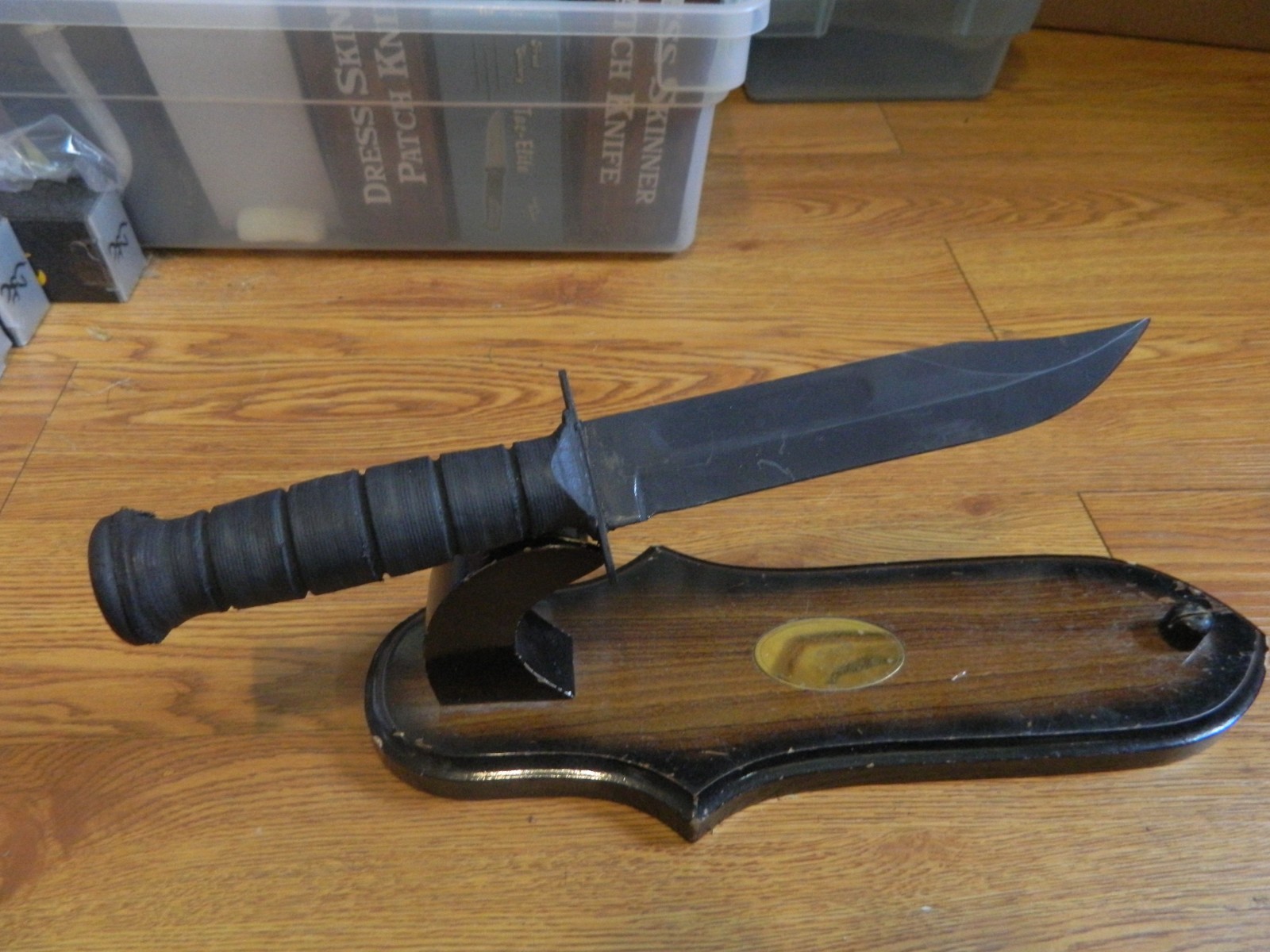 ONTARIO KNIFE CO. 12″ MARINE COMBAT KNIFE 1095HC BLADE MADE IN THE USA