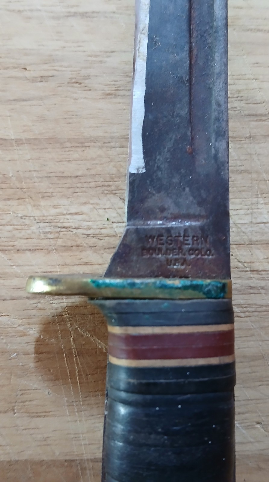 Western Boulder Colo USA 8 1/2 inch Fixed Blade Bird & Trout Knife