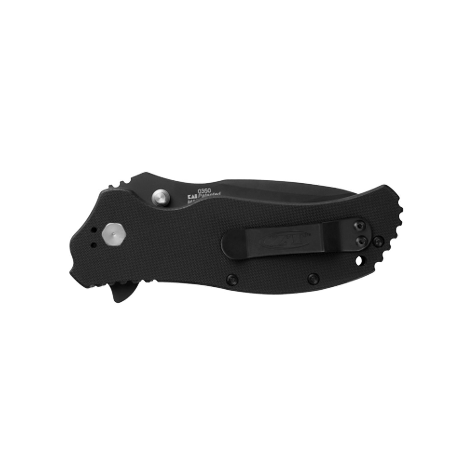 Zero Tolerance ZT Folding Knife 3.25″ Black CPM S30V Steel BladeG-10 Handle 0350