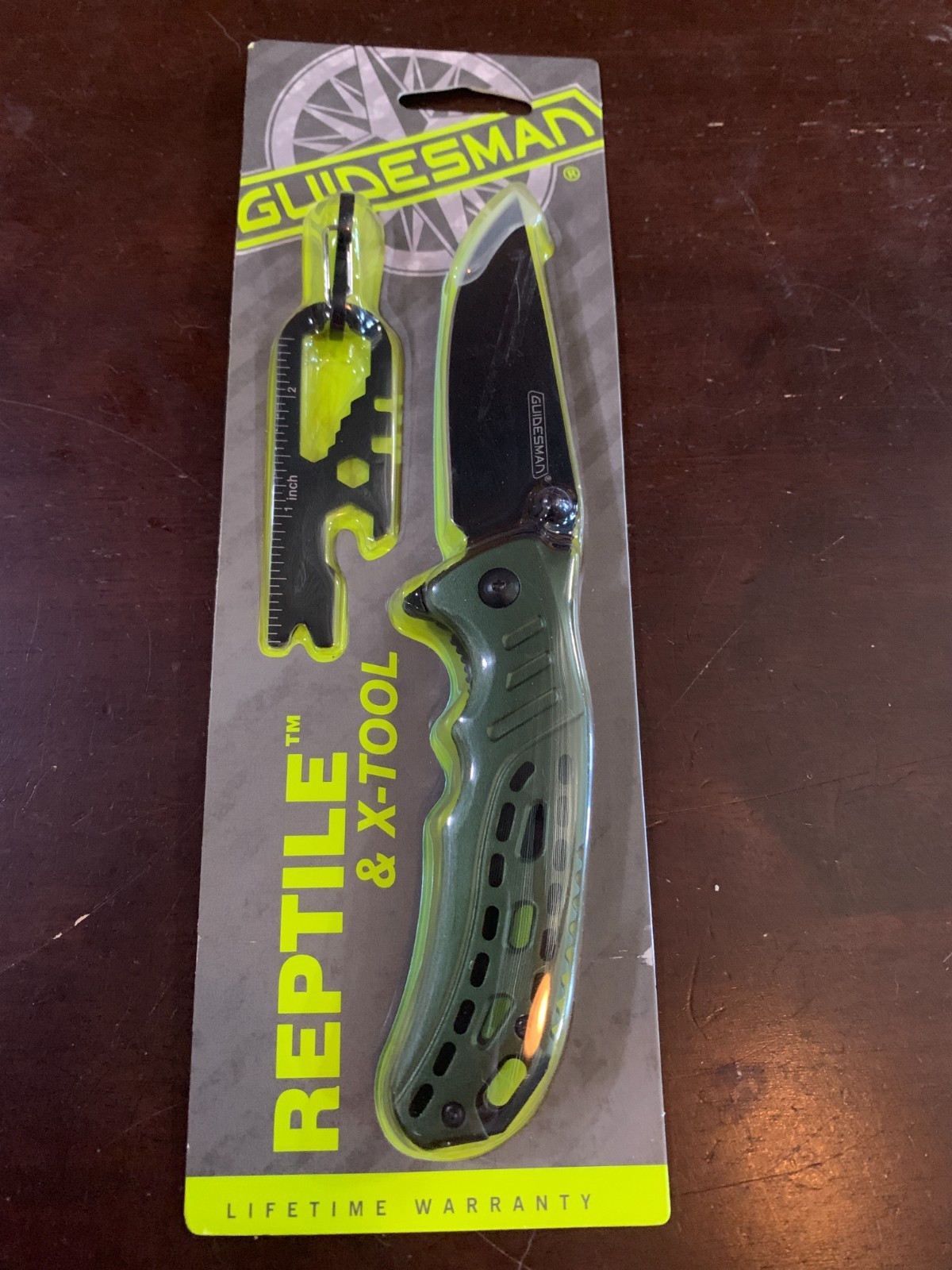 Guidesman REPTILE & X-TOOL (8in1 multi-tool keychain) Stainless Steel NEW!