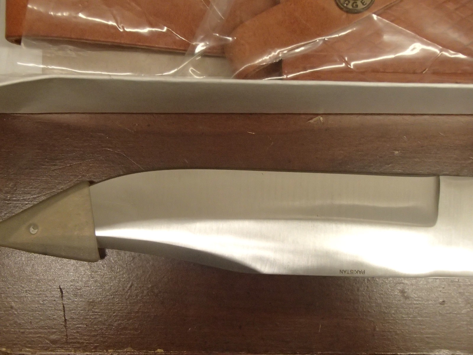 Bowie Knife | Classic 12″ Overall Dark Brown Wood Handle Silver Blade + Sheath