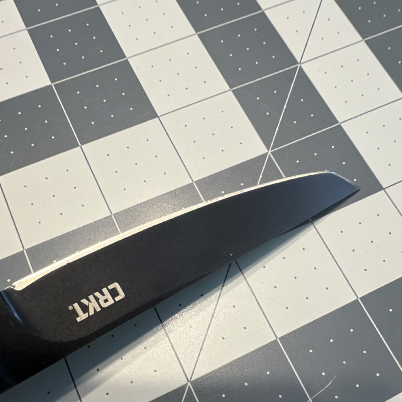 CRKT 2356 Sweet K.I.S.S. Neck Knife 4in Straight Edge Fixed Blade Black .