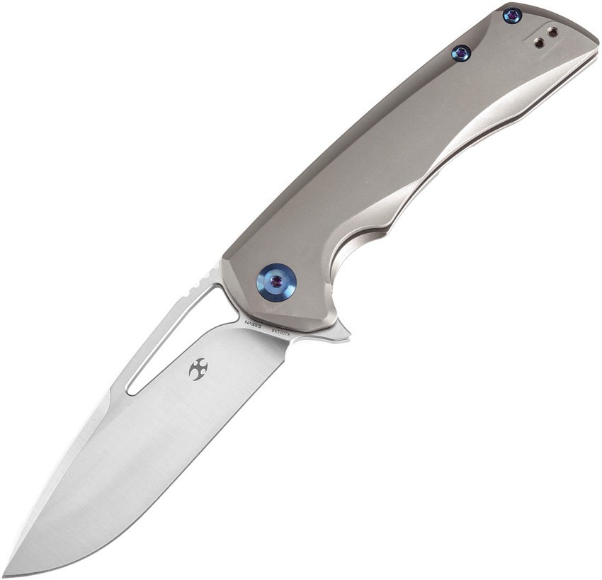 Kansept Knives Kryo Bronze K1001A8 S35VN Black Titanium Folding Knife