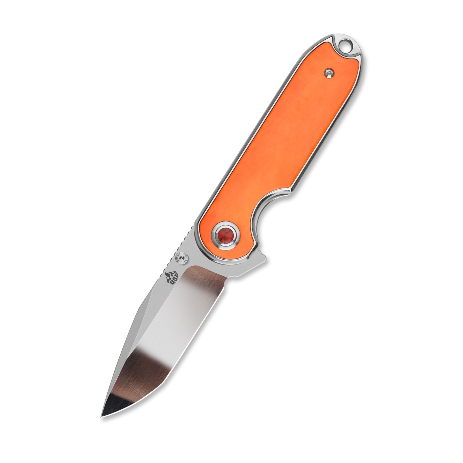 QSP Nebula Liner Lock Pocket Knife 14C28N Mirror Polish Blade Collectible EDC