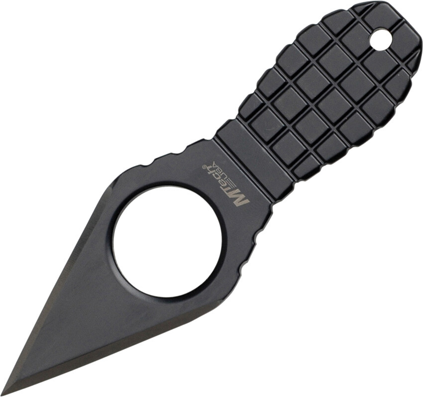 MTech Grenade Black Fixed Black Neck Knife W/ Sheath 588BK