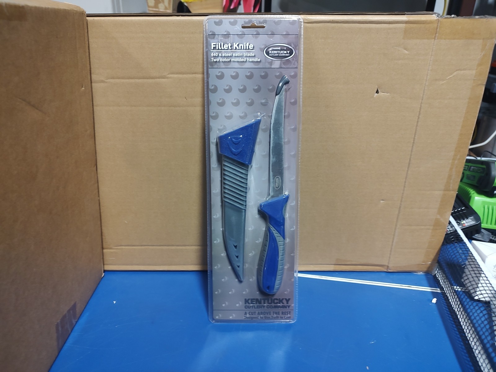 Kentucky Cutlery Filet Knife Fixed 6″ Blade 440 Steel Blade NEW