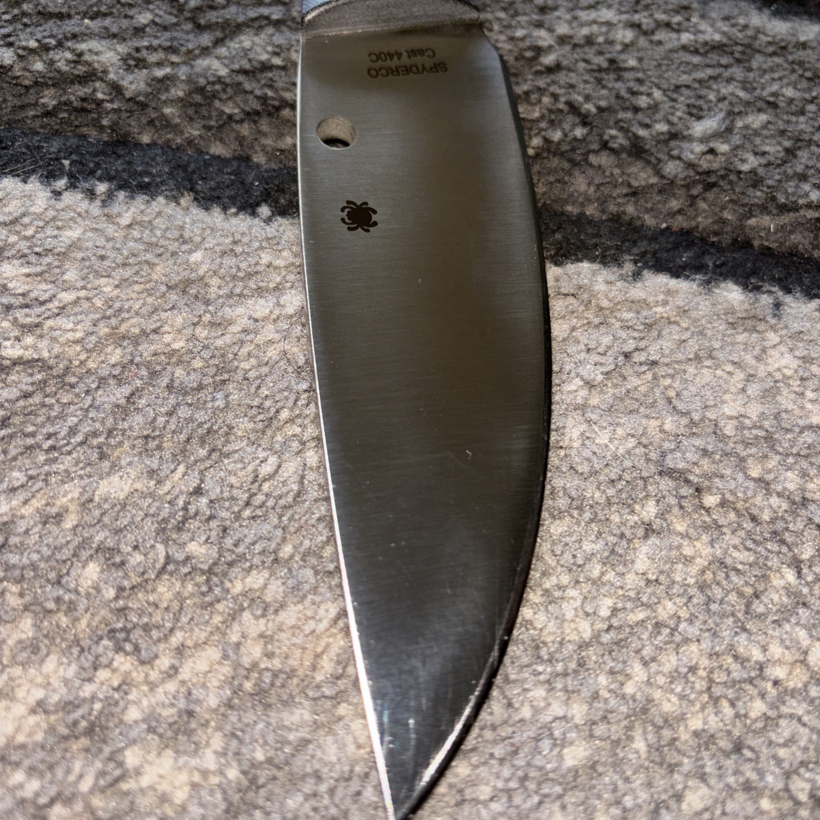 Spyderco Serrata FB32GP Knife 4.625 Cast 440C Blade Black G10 BoltSheathn New !!