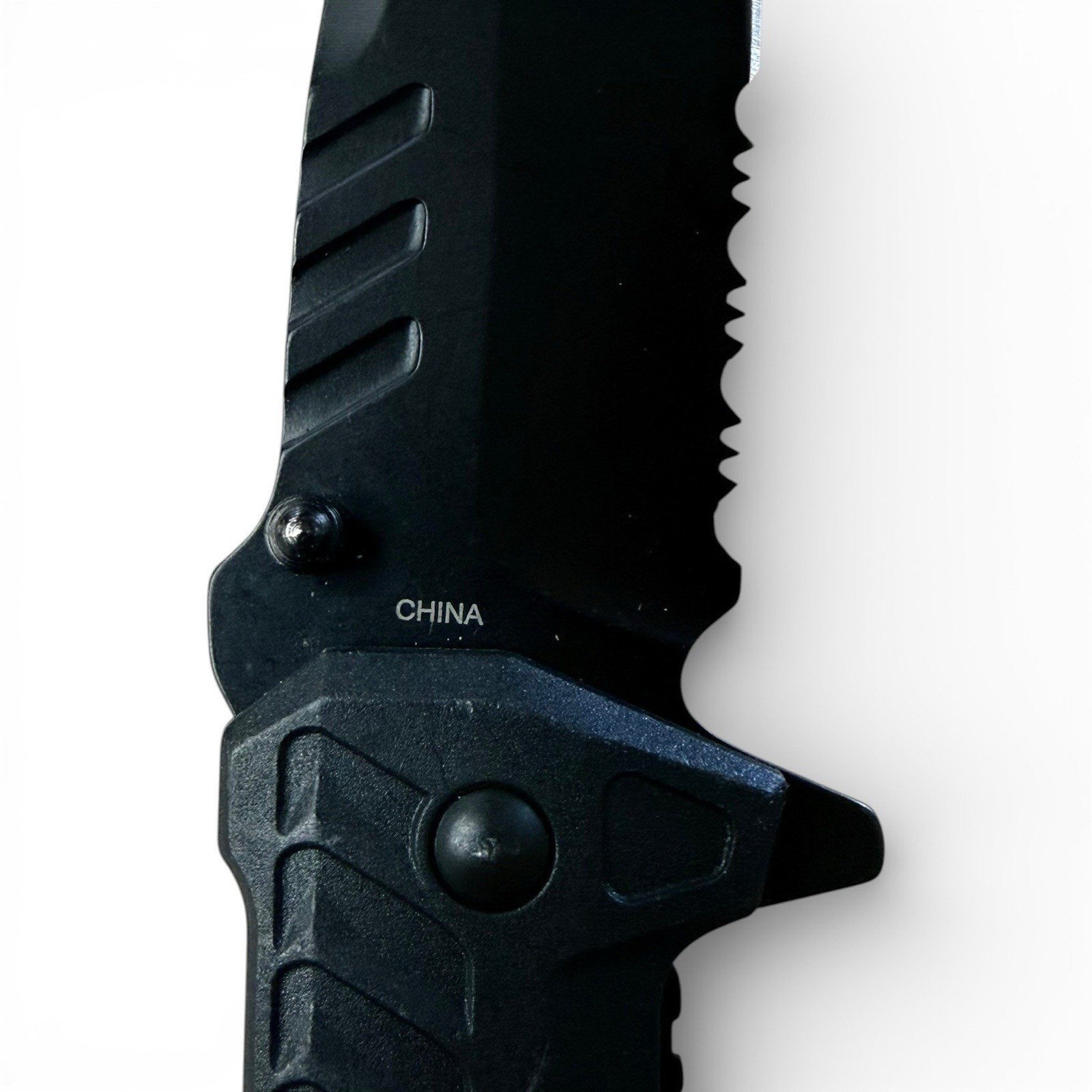 S-TEC TS015 Recon Assisted Folding Knife 3.5” Serrated OD Green EDC