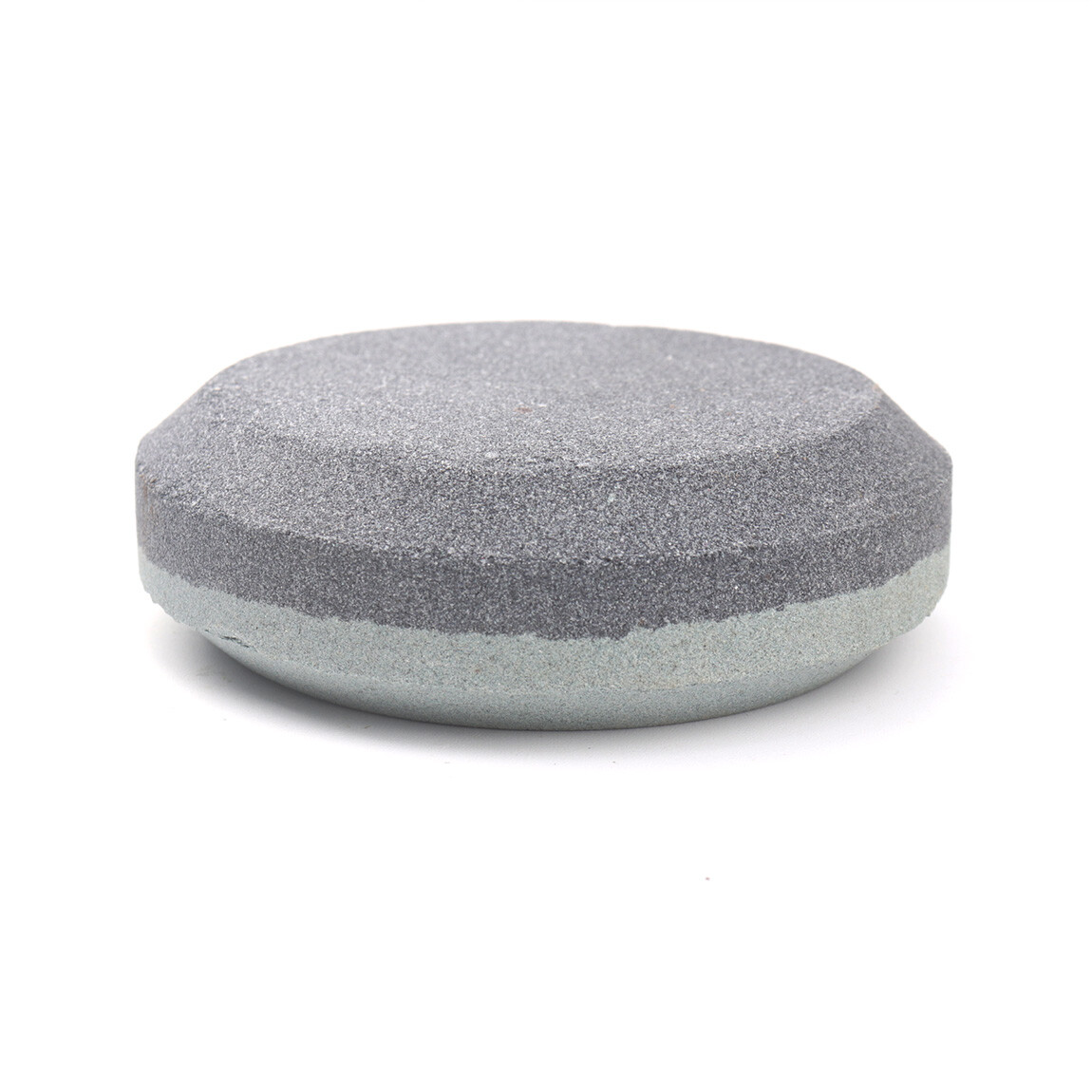 2 Grit Round Sharpening Stone Puck Hand Tool Bushcraft Axe Blade Edge Sharpener