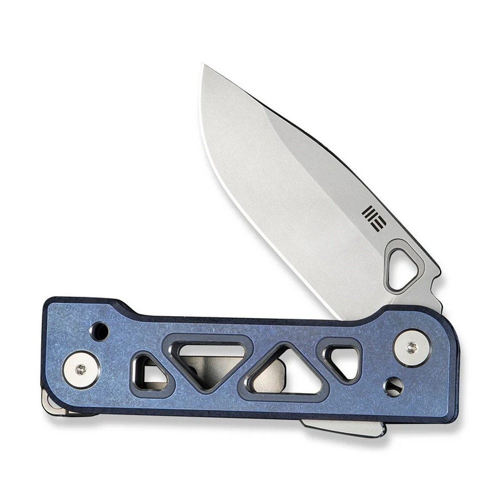We Knife Co Ltd Tyro Superlock 2.91″ Blue Titanium Handle Pocket Blade WE24001-4