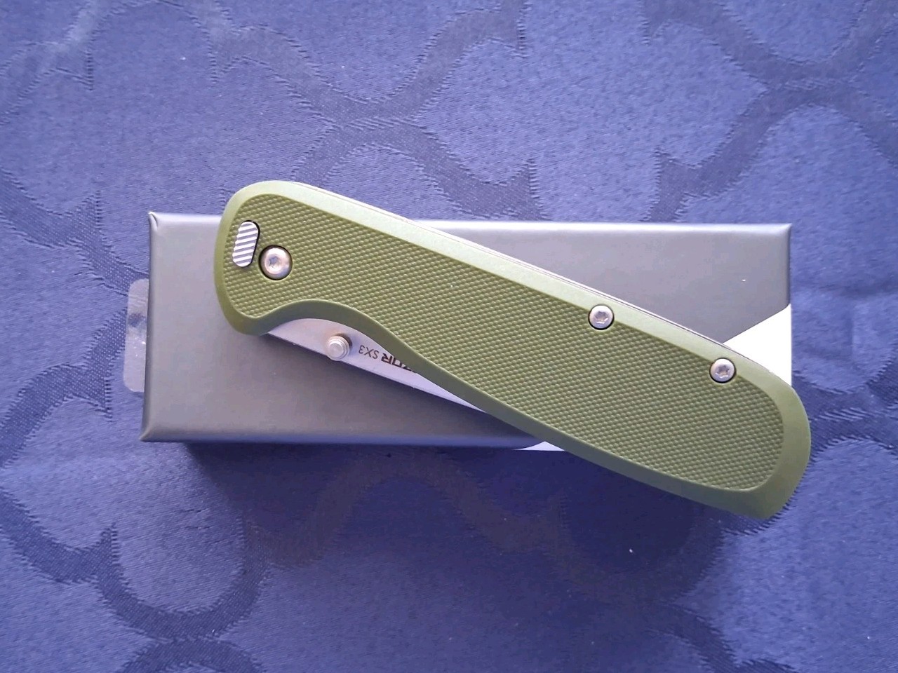 *NEW*🔥 OUTDOOR EDGE – Razor SX3 / Moss Green w/Replaceable Blades / EDC Knife