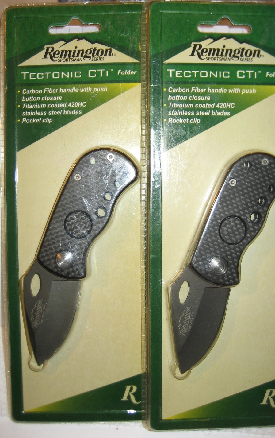 2 of RARE Remington Tectonic CTi Folder NEW in original packaging 19271