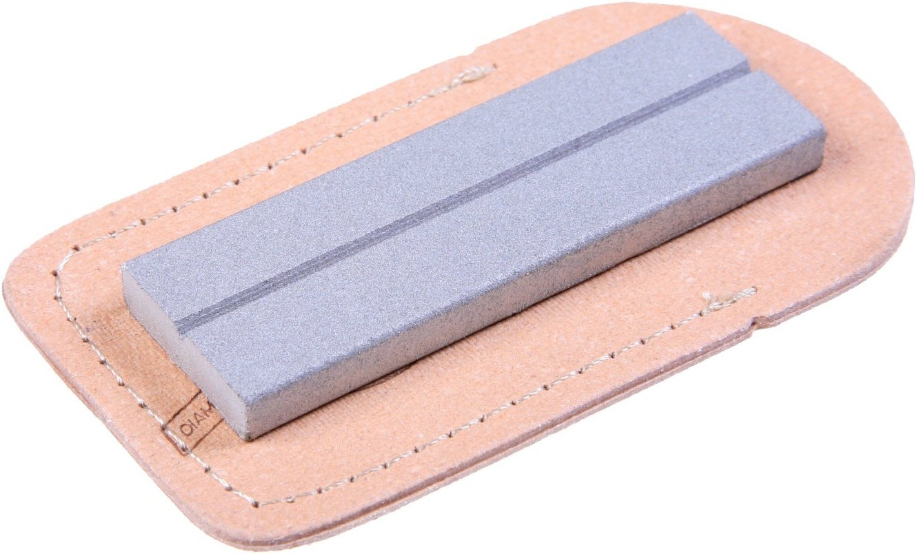 Eze Lap 26F Diamond Sharpener Stone Knife Sharpening 600 Fine GRIT 3″ and Pouch