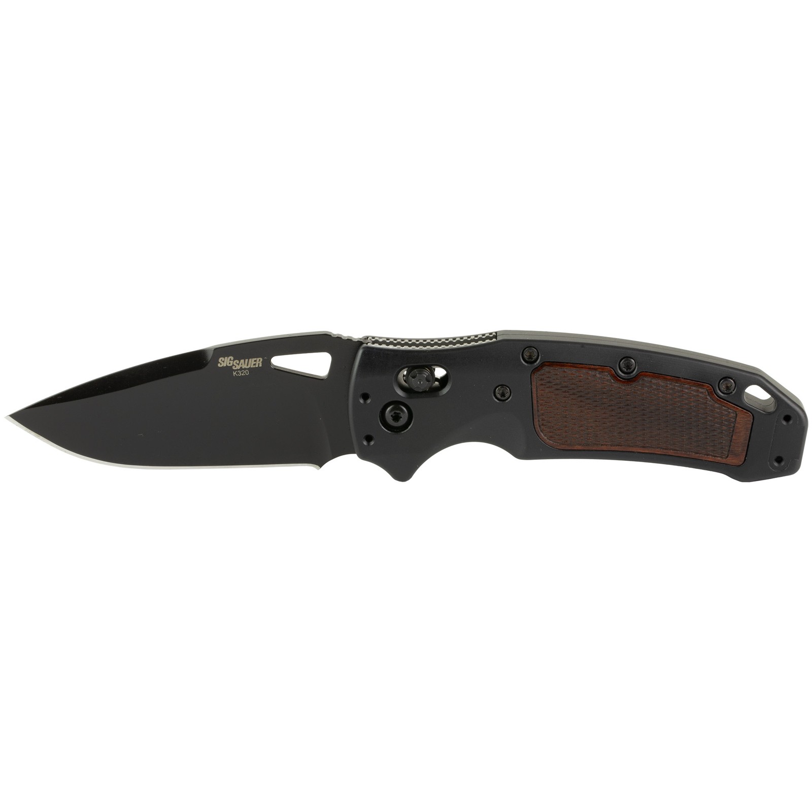 Hogue Sig K320 AXG Manual Folder 36377 3.5″ Black Blade Walnut