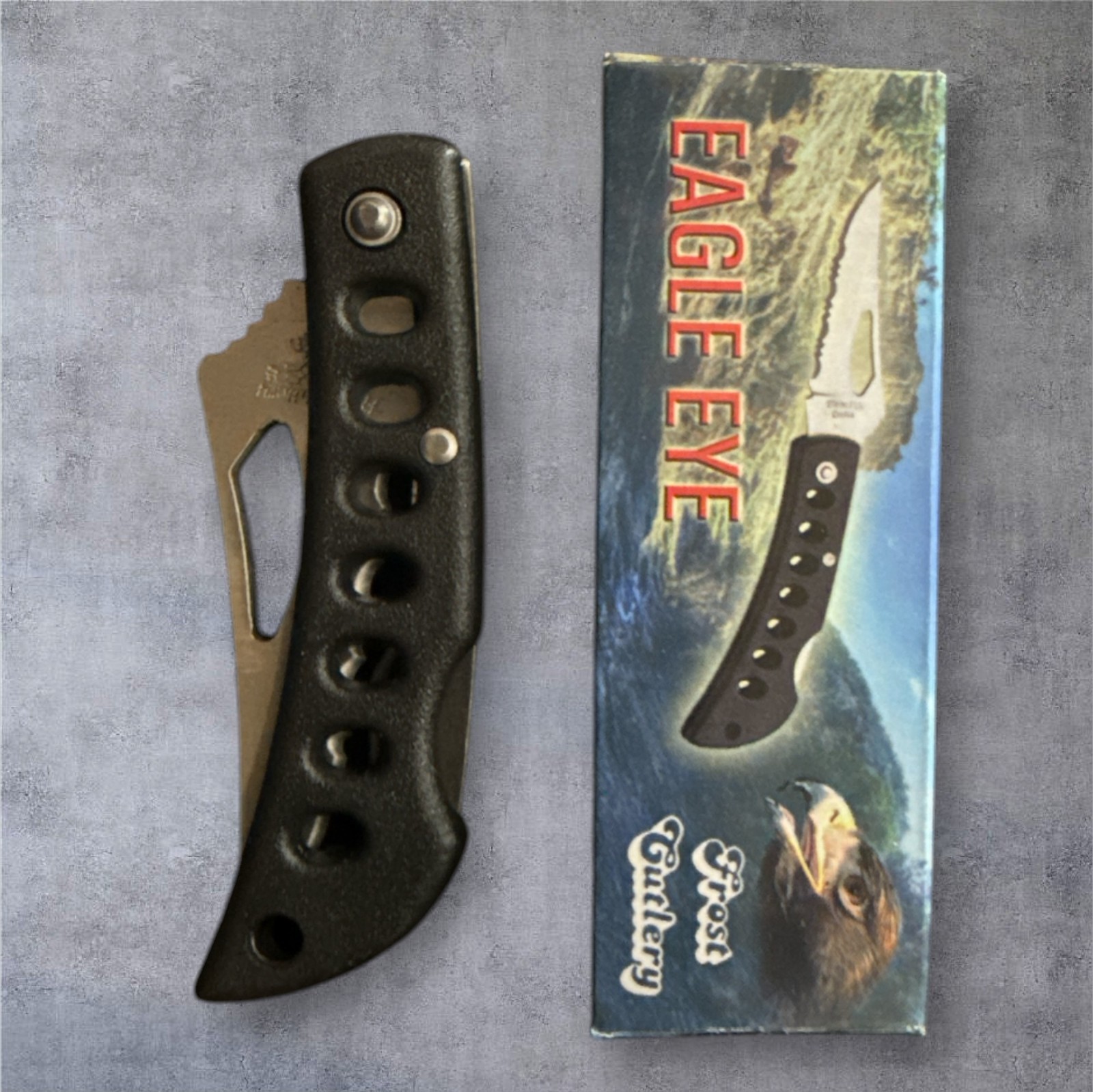 FROST CUTLERY Pocket Knife 3” Closed EAGLE EYE 15-073B