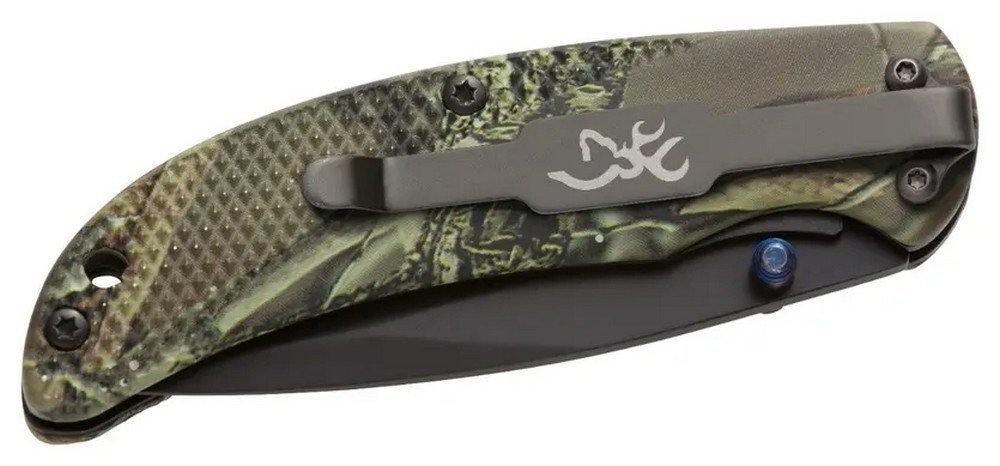 Browning Linerlock Pocket Knife Black Finish 7Cr17MoV Stainless Blade – 3220344