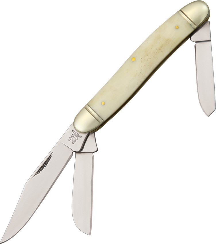 Rough Rider Stockman RR206 Stainless Bone Folding Knife