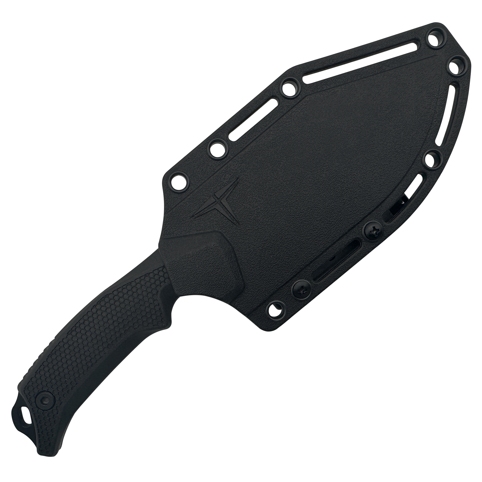 TAKUMITAK 9″ Full Tang Hunting Survival Cleaver Knives w/ MOLLE Webbing Clip