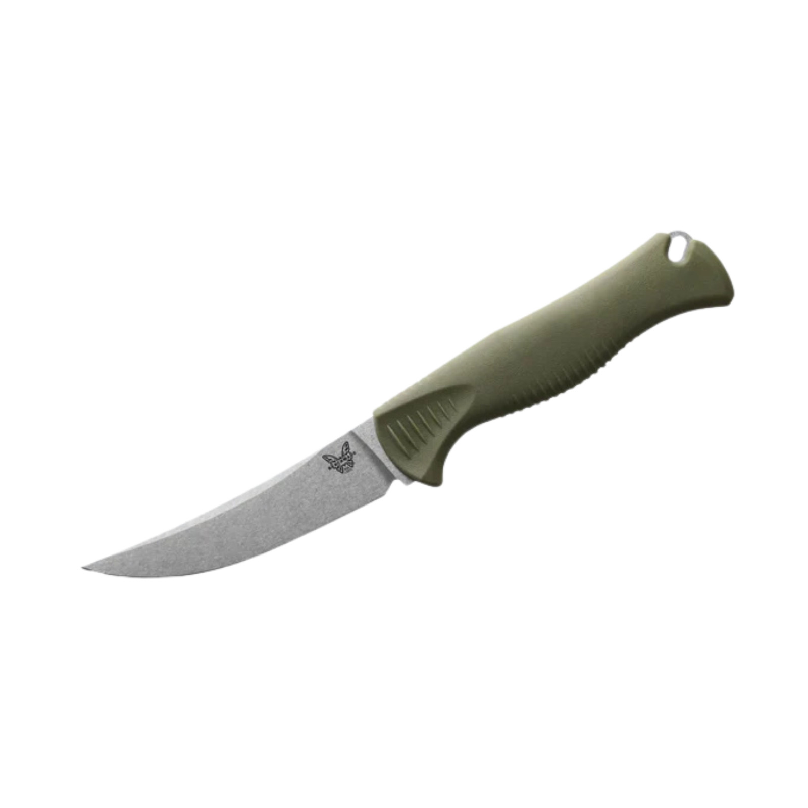 Benchmade Meatcrafter 4″ Hunting and Cutlery Knife, Dark Olive Santoprene Handle