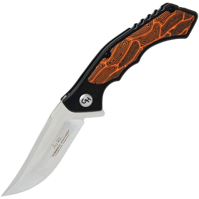 Hibben Whirlwind Folding Knife 7Cr17MoV Steel Blade Aluminum/G10 Handle – GH5132