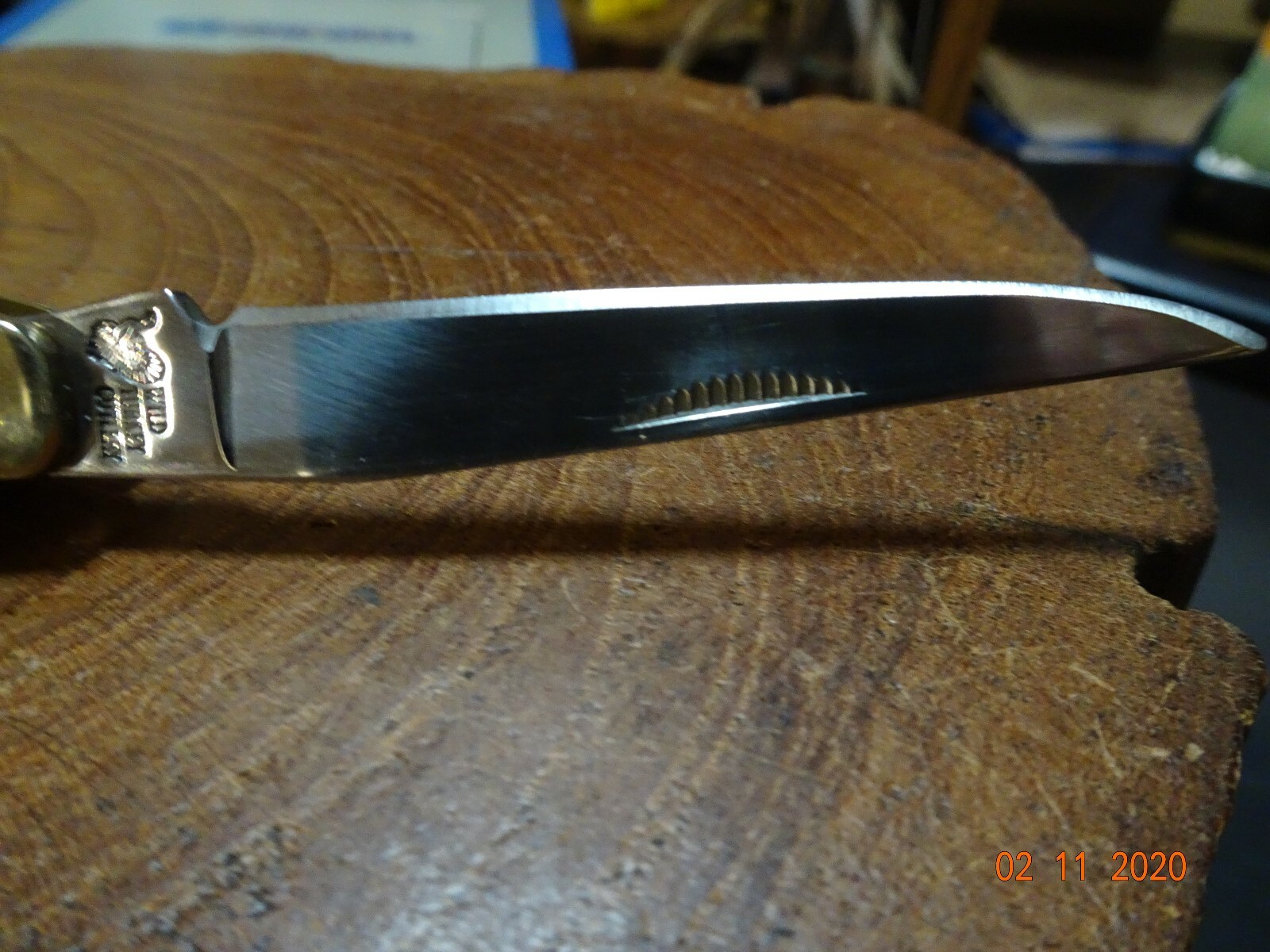 WILD TURKEY PREMIUM EDITION 3.5″ CLOSED MINI STOCKMAN 3 BLADES OX HORN BUFF HORN