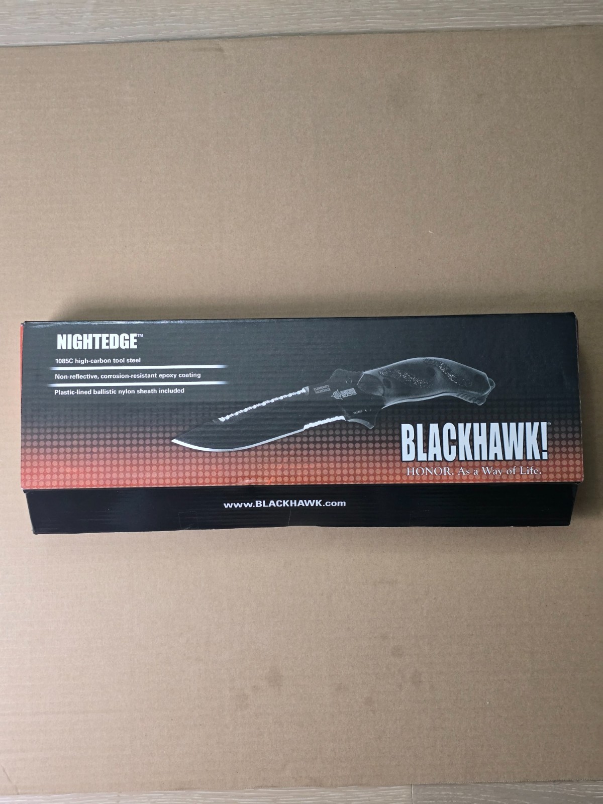 NEW Blackhawk BH15NE10CT Nightedge Allen Elishewitz Combat Knife Coyote 1085C