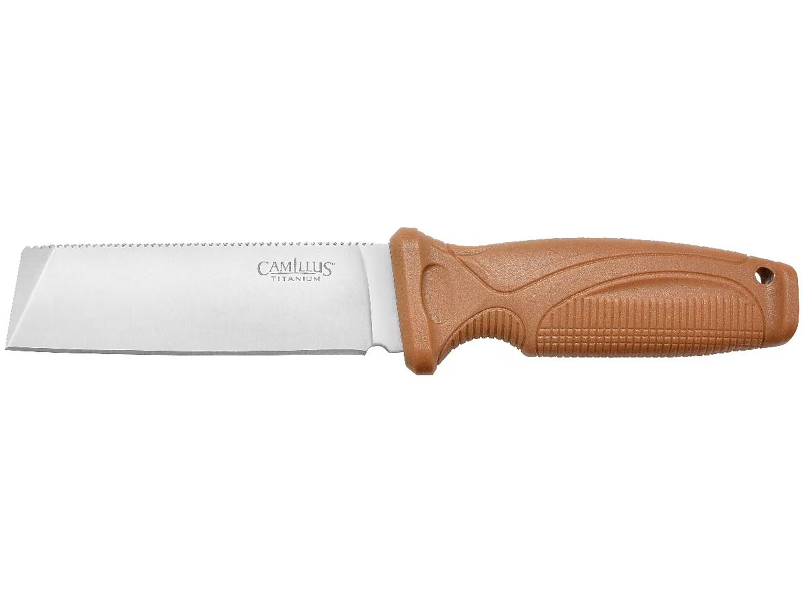 Camillus Swedge Fixed Blade Knife 4.3″ Chisel Point 420 Satin Blade ABS Polymer