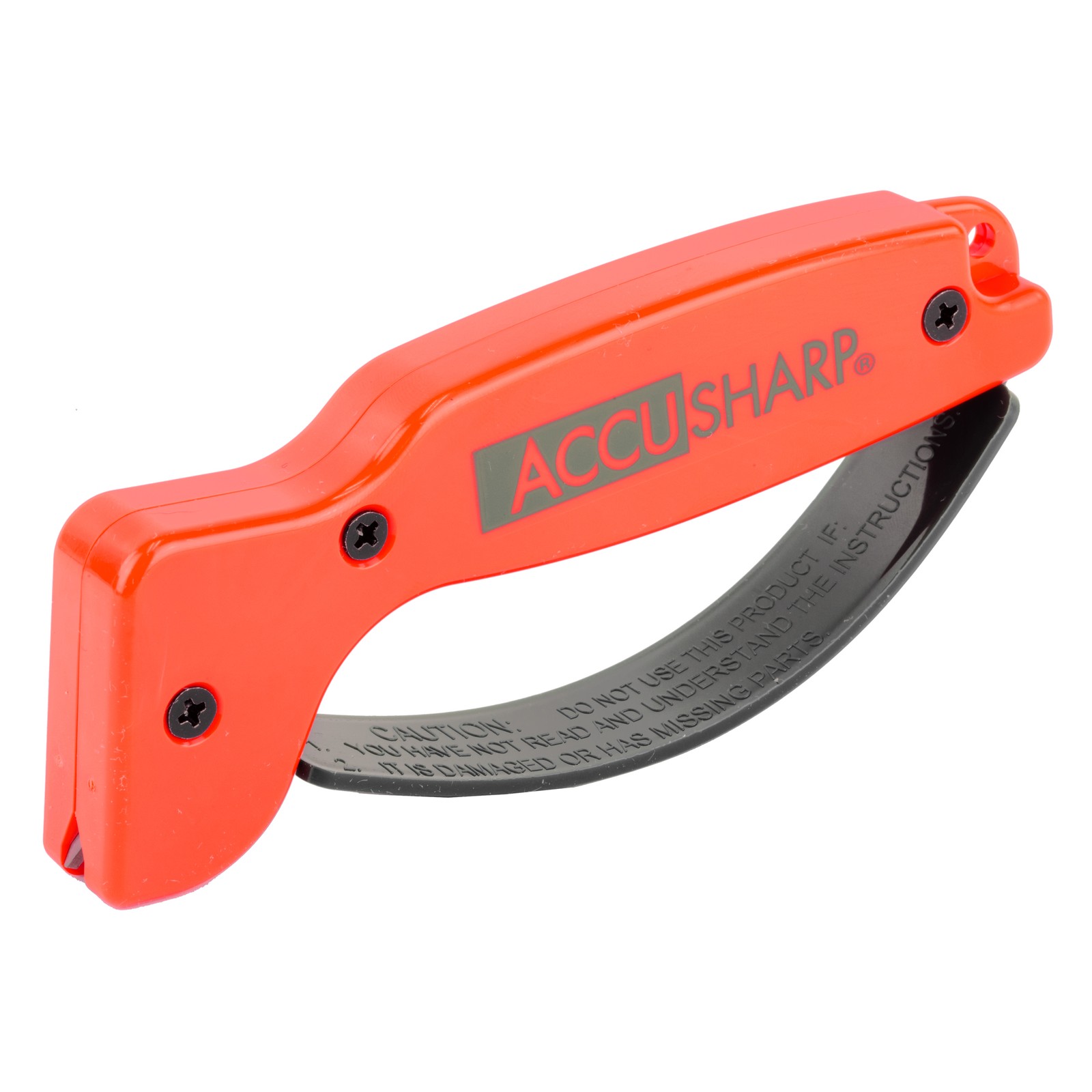 AccuSharp 014C Sharpener Hand Held Tungsten Carbide Sharpener Orange