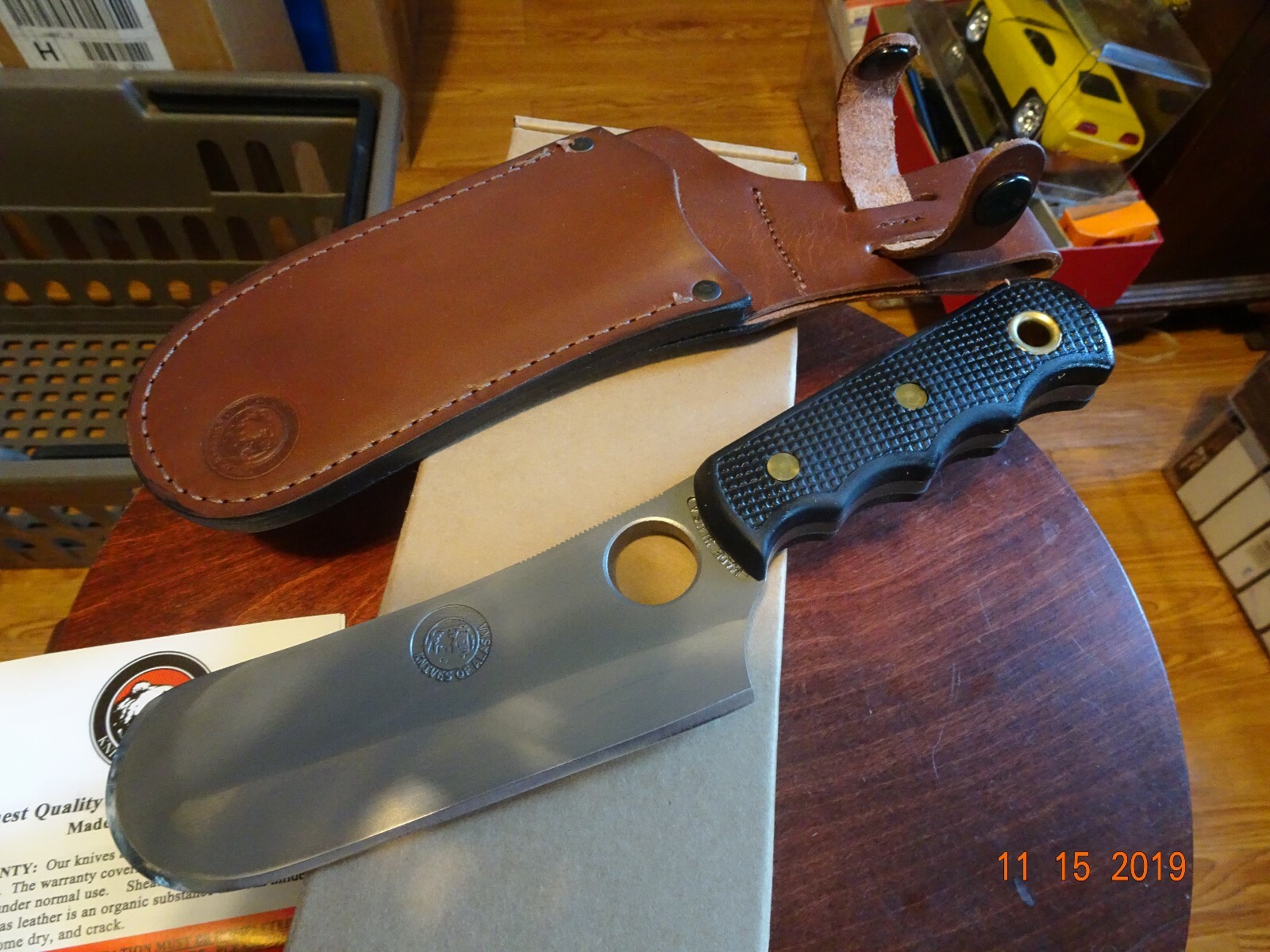 K.O.A BROWN BEAR SUREGRIP CLEAVER NON-SLIP HANDLE 1 OF TOP 20 IN THE WORLD WOW