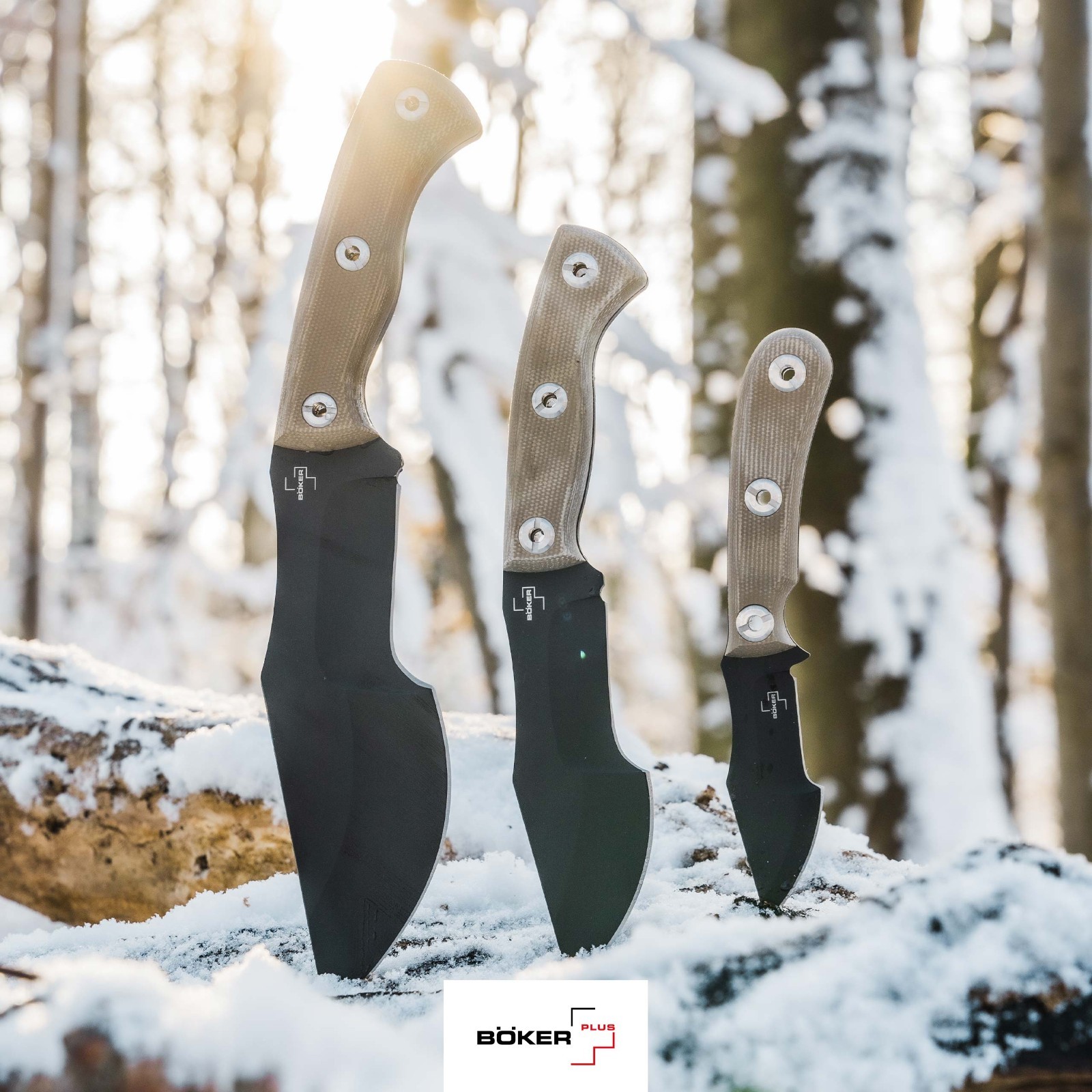 Boker Plus Mini Tracker 2.0 Fixed Knife 5.31″ Blade 1095 Micarta Kydex ✔️02BO113