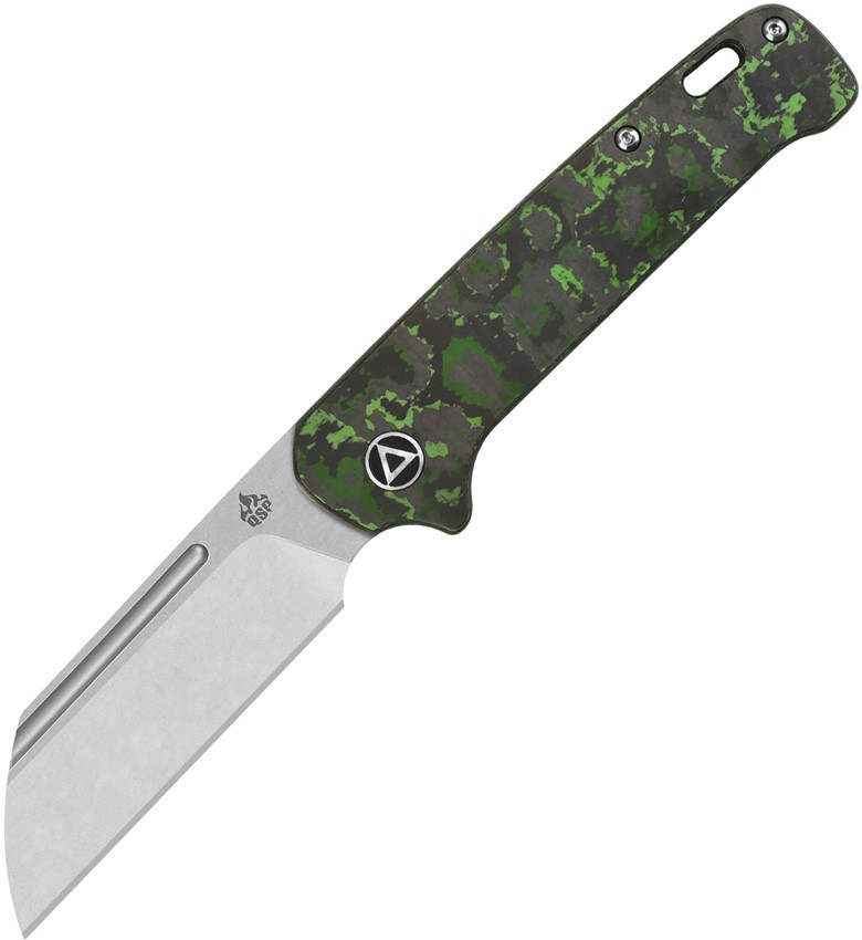 QSP Knife Penguin Slip Joint Jungle CF QS130SJE1 3″ Carbon Fiber Folding Knife