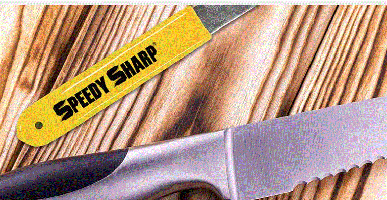 “The Original” Speedy Sharp Carbide Sharpener, Knife Sharpener, Orange (2 pack)