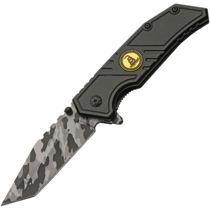 Rite Edge Tread Camo Folding Knife 3Cr13 Steel Blade Aluminum Handle – 300598-BK
