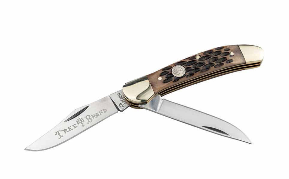 Boker Traditional Series 2.0 Copperhead Jigged Brown Bone Pocket Knife ✔️ 110861