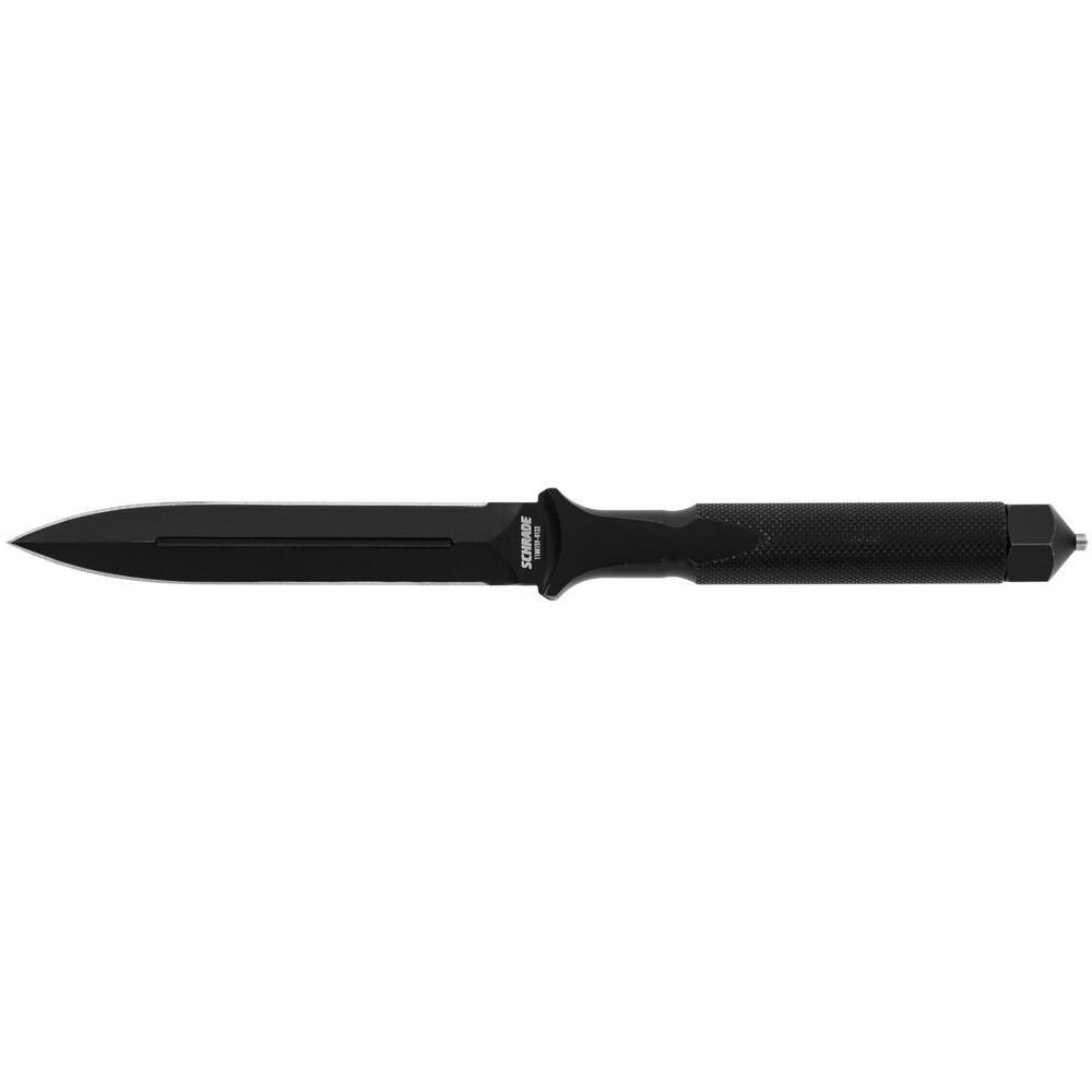 Schrade Fixed Knife 1.4116 Stainless Steel Blade Black Rubberized – 1182511
