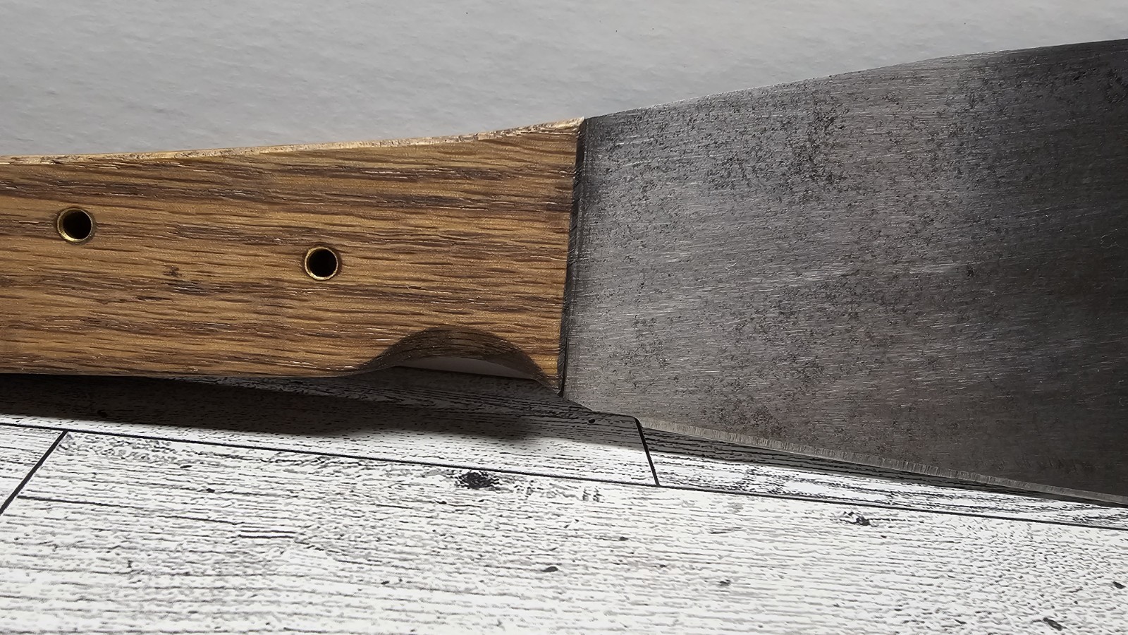 Custom Modified Tramontina Sugar Cane Machete Wood handle 11″ Blade