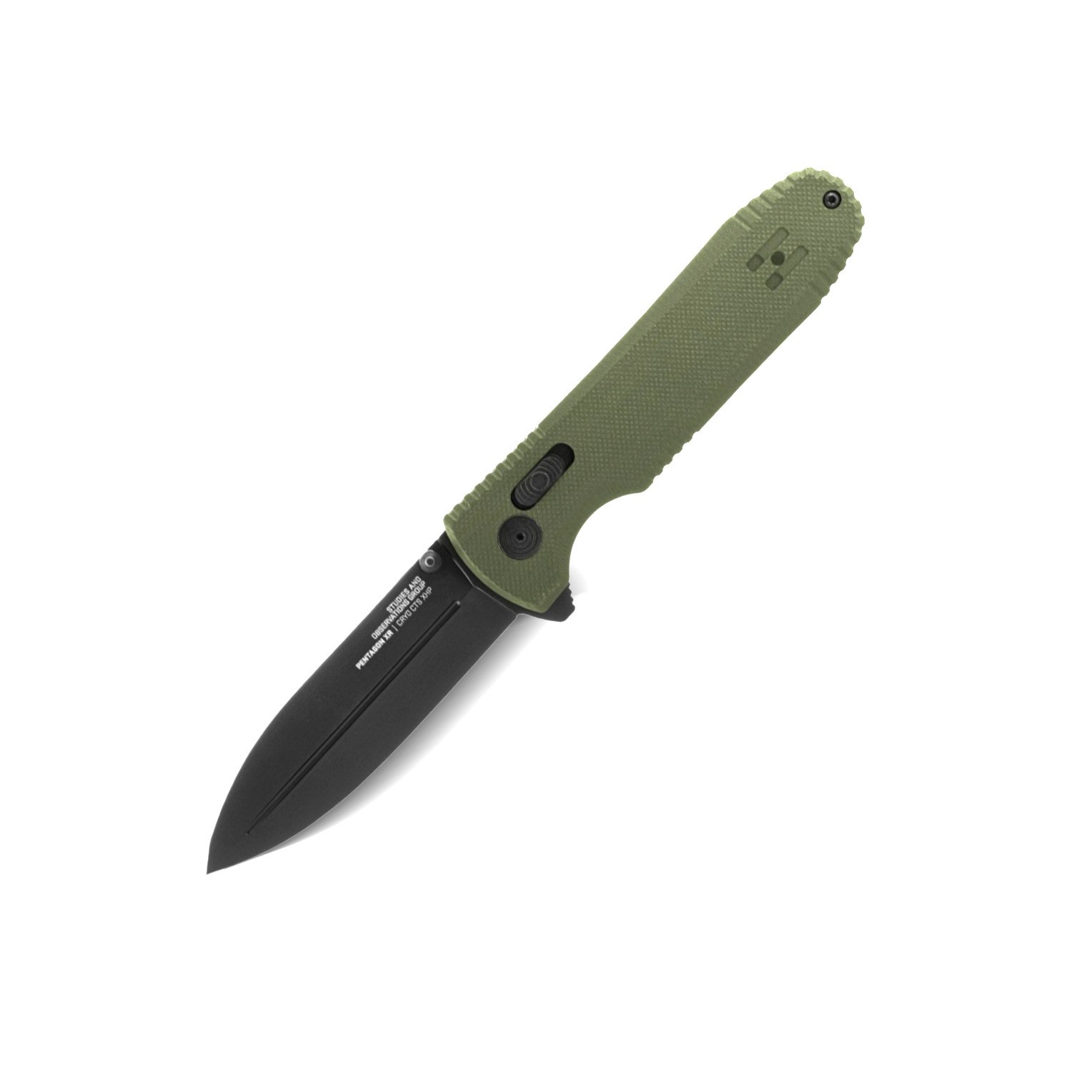 SOG Pentagon XR 3.60-Inch CRYO CTS XHP Stainless Steel Blade G10 Handle Knife