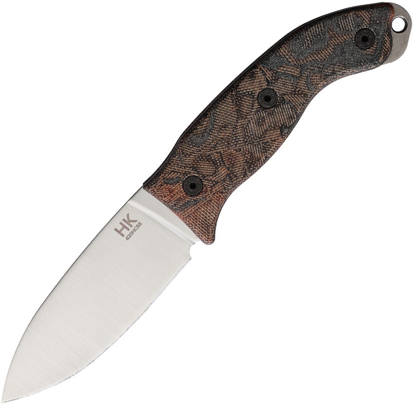 Ontario Hiking Knife 8187 3.75″ 420HC Brown Micarta Fixed Knife