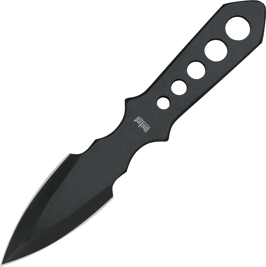 United Cutlery Lightning Bolt-Throwing Knife UC2904 2.25″ Stainless Black Knife
