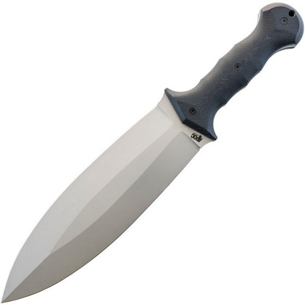 APOC Fixed Knife Titanium Coated D2 Tool Steel Blade Black G10 Handle – KD40031