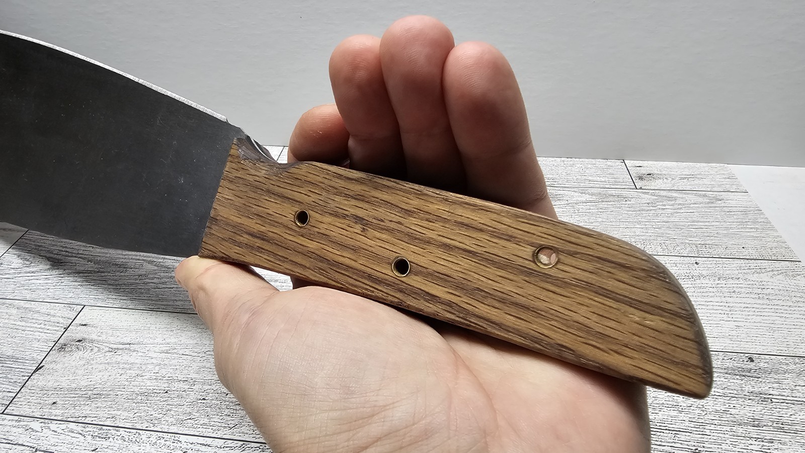 Custom Modified Tramontina Sugar Cane Machete Wood handle 11″ Blade