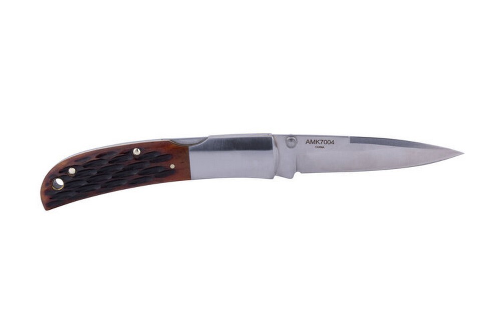 Al Mar Knives Falcon Lockback Folding Knife Honey Jigged – AMK7004