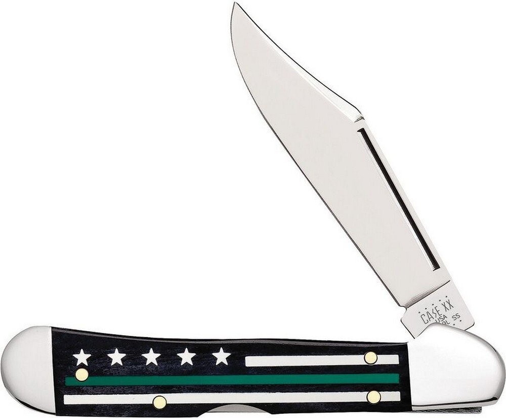 Case Cutlery Stripes Service Copperlock Folding Pocket Knife – 9577