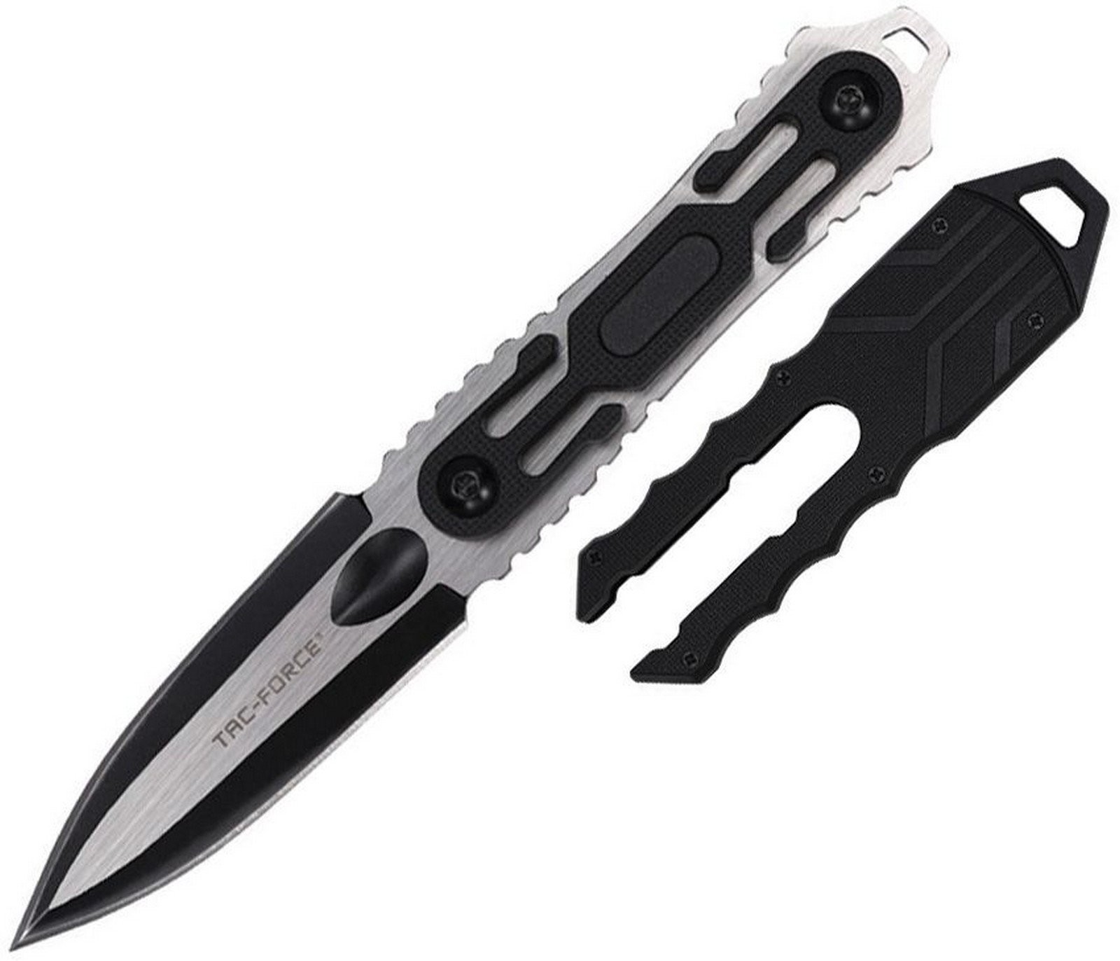 Tac Force Fixed Knife Full Tang 3Cr13MoV Steel Blade ABS Handle – TF-FIX124GY