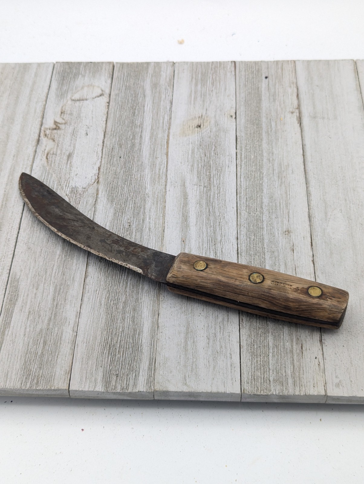 Vintage Skinner Knife 683FM Hammer Forged Made in USA Carbon Steel 10″ Long