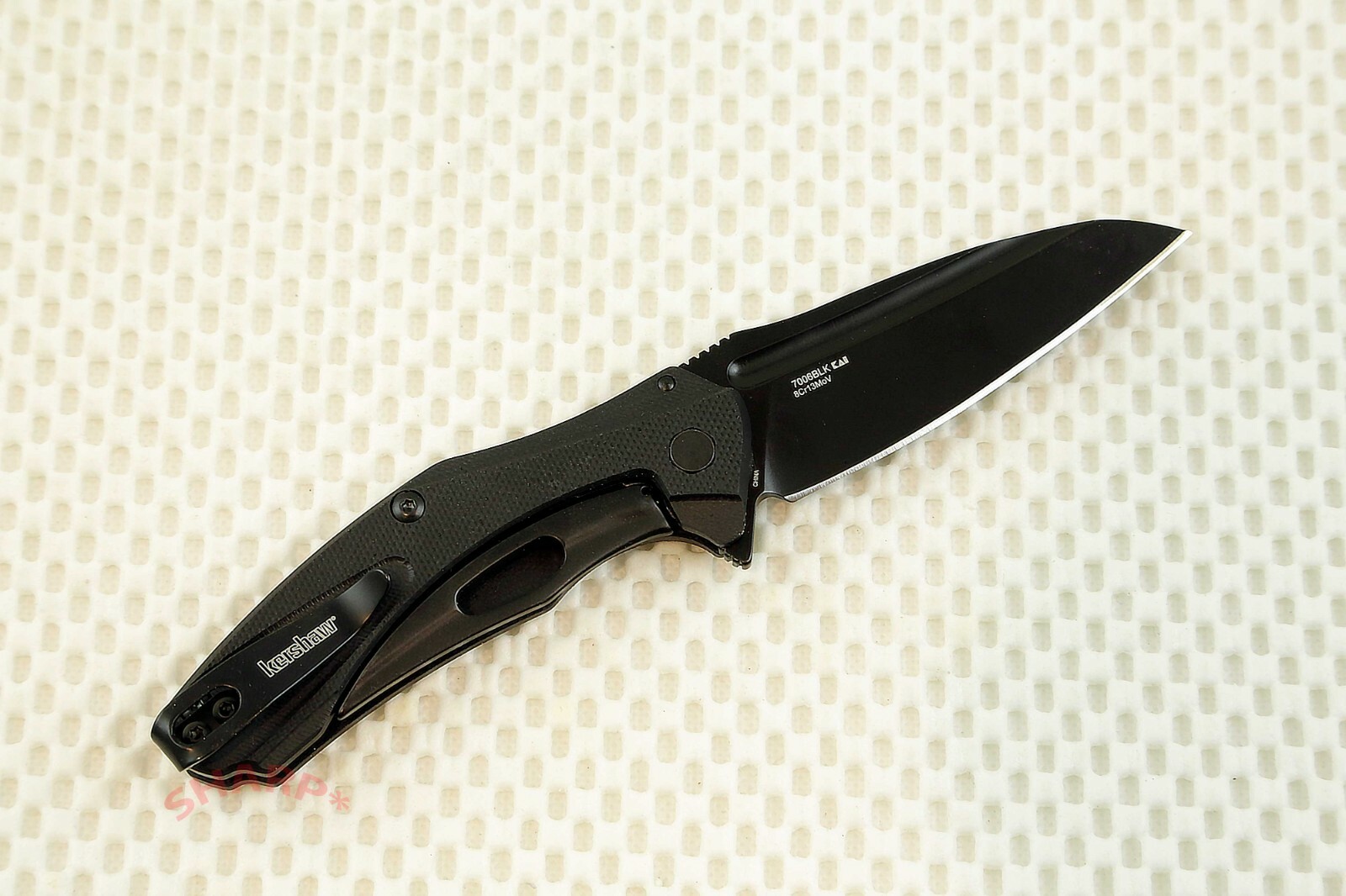 * 7006BLK Kershaw Natrix XS black pocket knife plain edge KVT bearing 2.75″ NIB