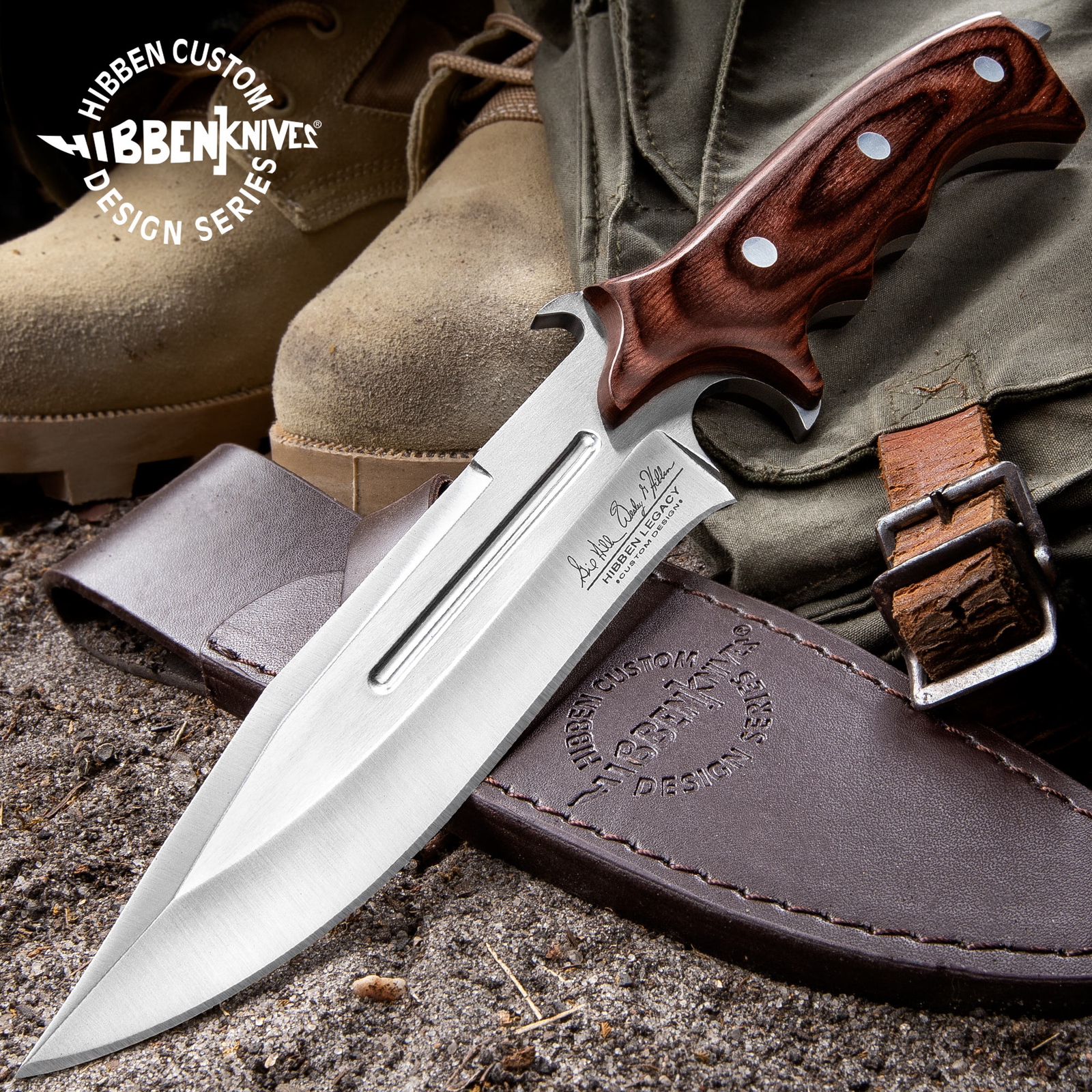 Gil Hibben Legacy Knife II | 7CR17 Stainless Steel Blade | Overall Length 12″