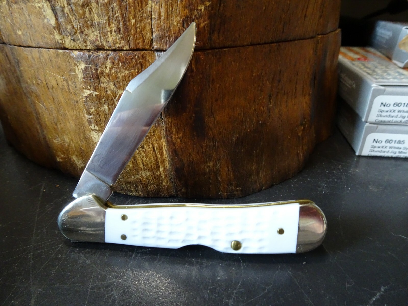 CASE XX COPPERLOCK 3.625″ CLOSED 1-BLADE TRU-SHARP S.S. WHITE DELRIN HANDLE