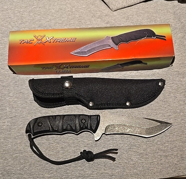 9″ TAC Xtreme TX-055B w/ Sheath W/ SEAL TEAM SIX LOGO ON BLADE