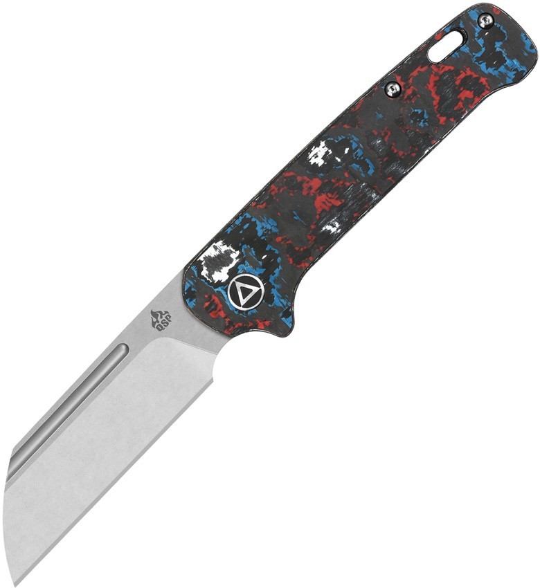 QSP Knife Penguin Slip Joint Nebula CF QS130SJF1 3″ Carbon Fiber Folding Knife